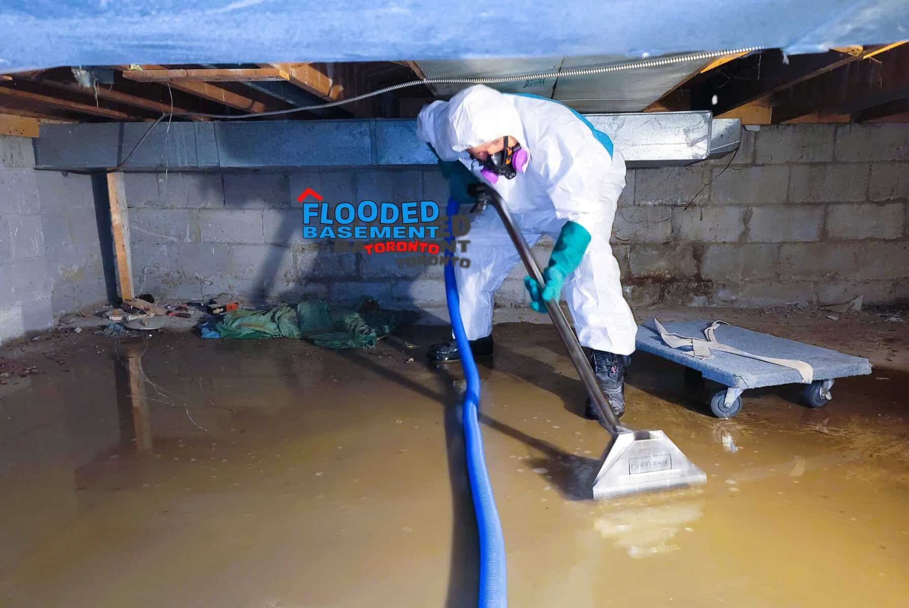 Sewage cleanup services